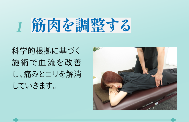 1筋肉を調整する