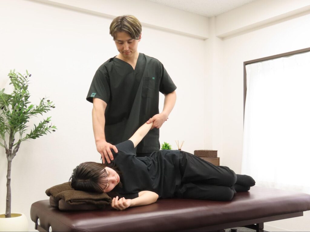 レアリスの整体施術風景